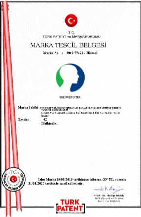 Ürün Marka Tescil Belgesi